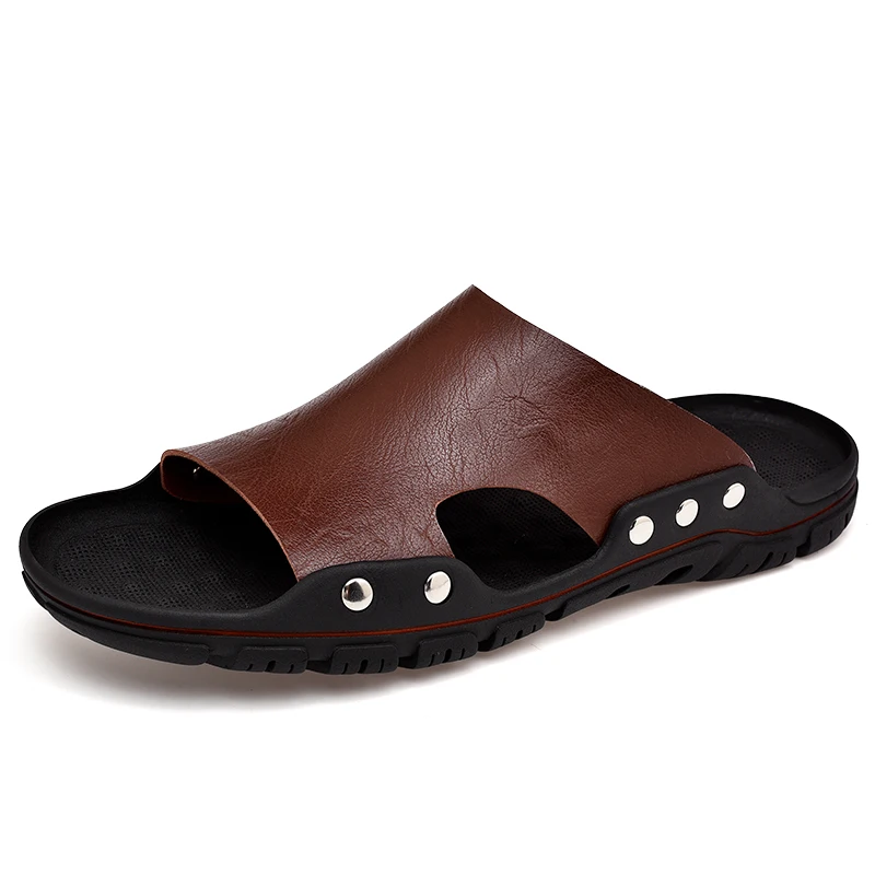 Leather sandals men's 2021 trend outdoor slippers summer non-slip casual flip-flops beach men's 39S sandals size 38-48
Leather sandals men's 2021 trend outdoor slippers summer non-slip casual flip-flops beach men's 39S sandals size 38-48