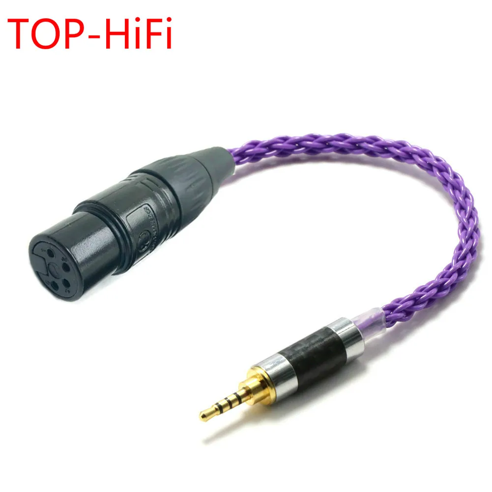 Кабель-переходник TOP-HiFi, 10 см, 2,5 мм, балансный штекер TRRS на 4-контактный разъем XLR, для AK240, AK380, AK320, DP-X1
Кабель-переходник TOP-HiFi, 10 см, 2,5 мм, балансный штекер TRRS на 4-контактный разъем XLR, для AK240, AK380, AK320, DP-X1
