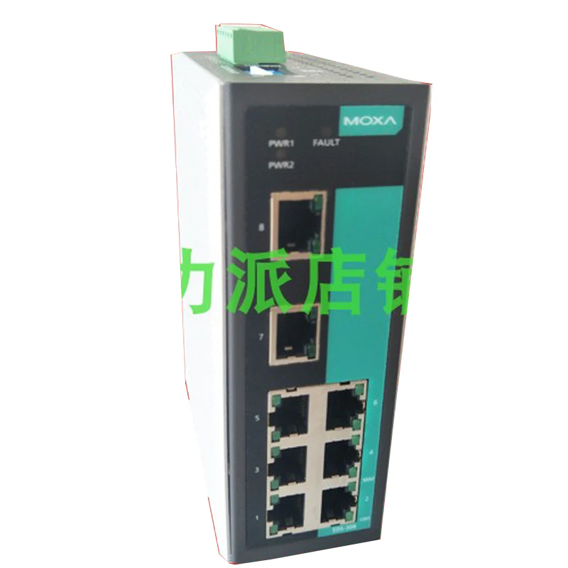 Новое оригинальное пятно фото для MOXA EDS-308 8-Port Industrial Ethernet Switch неуправляемый
Новое оригинальное пятно фото для MOXA EDS-308 8-Port Industrial Ethernet Switch неуправляемый