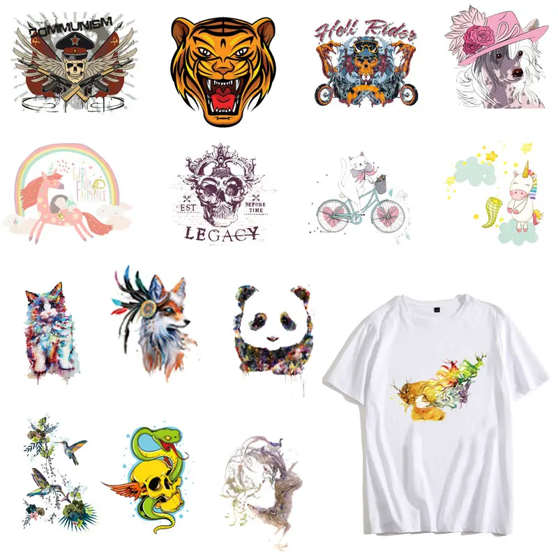 Cool Tiger Iron-on Heat Transfer Patches For Clothes DIY T-shirt Jacket Applique Vinyl Letter Animal Sticker Thermal Press E
Cool Tiger Iron-on Heat Transfer Patches For Clothes DIY T-shirt Jacket Applique Vinyl Letter Animal Sticker Thermal Press E