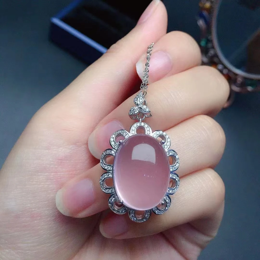Luxury Vintage Silver Gemstone Pendant for Party 15mm*20mm Natural Rose Quartz Pendant 925 Silver Rose Quartz Jewelry
Luxury Vintage Silver Gemstone Pendant for Party 15mm*20mm Natural Rose Quartz Pendant 925 Silver Rose Quartz Jewelry