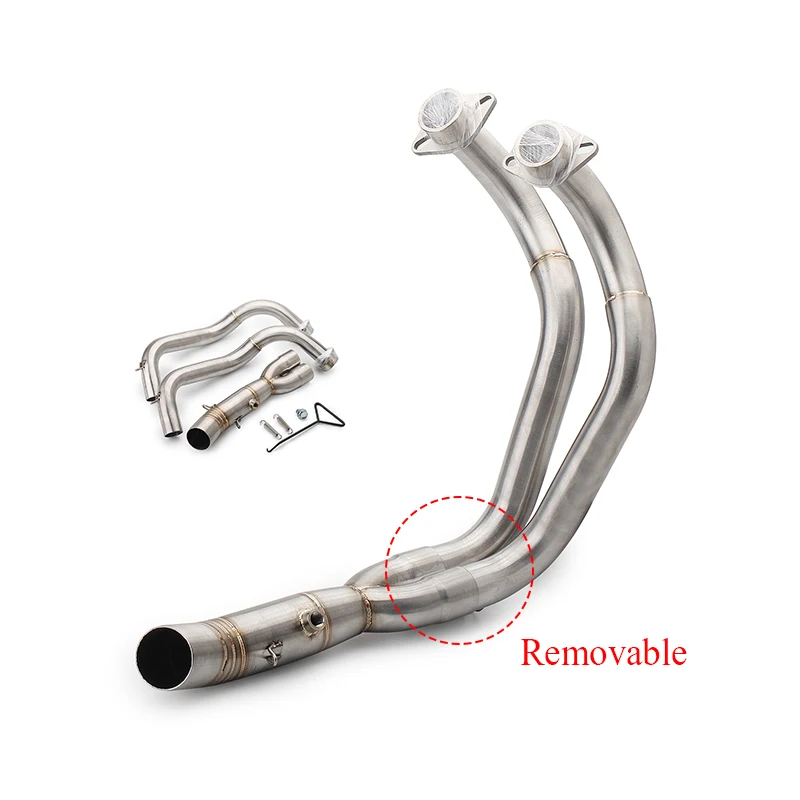 Slip On Motorcycle Exhaust Head Connect Tube Front Link Pipe Stainless Steel Exhaust System For Yamaha MT07 Until 2020
Slip On Motorcycle Exhaust Head Connect Tube Front Link Pipe Stainless Steel Exhaust System For Yamaha MT07 Until 2020