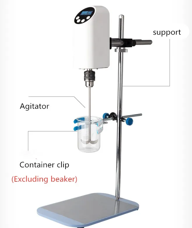 Overhead agitator laboratory powerful speed regulation timing reversal high power testing machine
Overhead agitator laboratory powerful speed regulation timing reversal high power testing machine