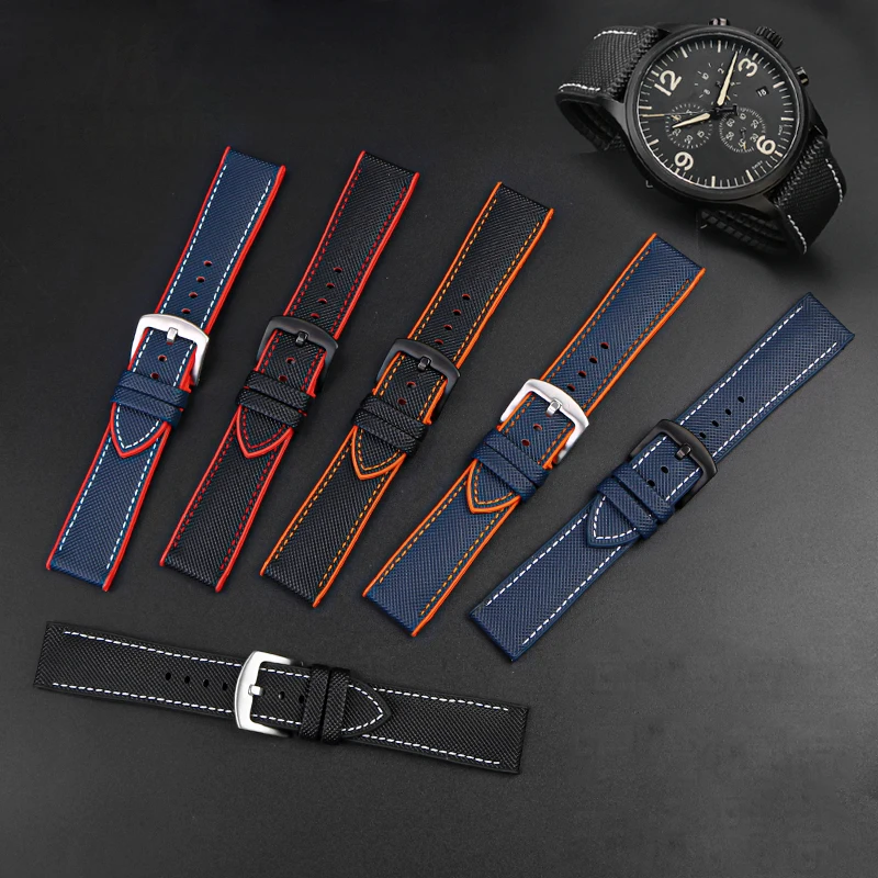 Nylon Silicone Bottom Watch Band Strap for Seiko PROSPEX Series Canvas Rubber Waterproof Outdoor Sports Watchband 20mm 21mm 22mm
Nylon Silicone Bottom Watch Band Strap for Seiko PROSPEX Series Canvas Rubber Waterproof Outdoor Sports Watchband 20mm 21mm 22mm