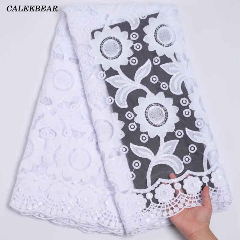 Pure White African French Tulle Lace Fabric With Sequins 2021 High Quality Nigerian Mesh Net Lace Fabric For Wedding Dress S2216
Pure White African French Tulle Lace Fabric With Sequins 2021 High Quality Nigerian Mesh Net Lace Fabric For Wedding Dress S2216