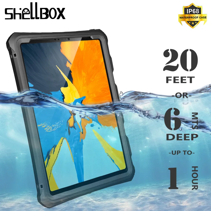 Водонепроницаемый чехол Shellbox для iPad Pro 11 2022/2021/2020, пылезащитный Прозрачный чехол для дайвинга, для iPad Pro 11 2018
Водонепроницаемый чехол Shellbox для iPad Pro 11 2022/2021/2020, пылезащитный Прозрачный чехол для дайвинга, для iPad Pro 11 2018