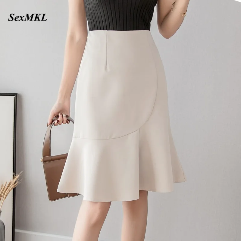 Women Summer Black Skirts 2024 Elegant High Waist Korean Skirt Clothing Fashion Knee Length ruffles Japanese Office Midi Skirt
Women Summer Black Skirts 2024 Elegant High Waist Korean Skirt Clothing Fashion Knee Length ruffles Japanese Office Midi Skirt