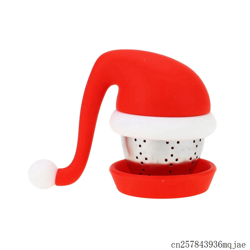 100 Pcs Santa Hat Tea Strainer Stainless Steel Ball Tea Bags Food Grade Silicone Filters Christmas Gifts
100 Pcs Santa Hat Tea Strainer Stainless Steel Ball Tea Bags Food Grade Silicone Filters Christmas Gifts