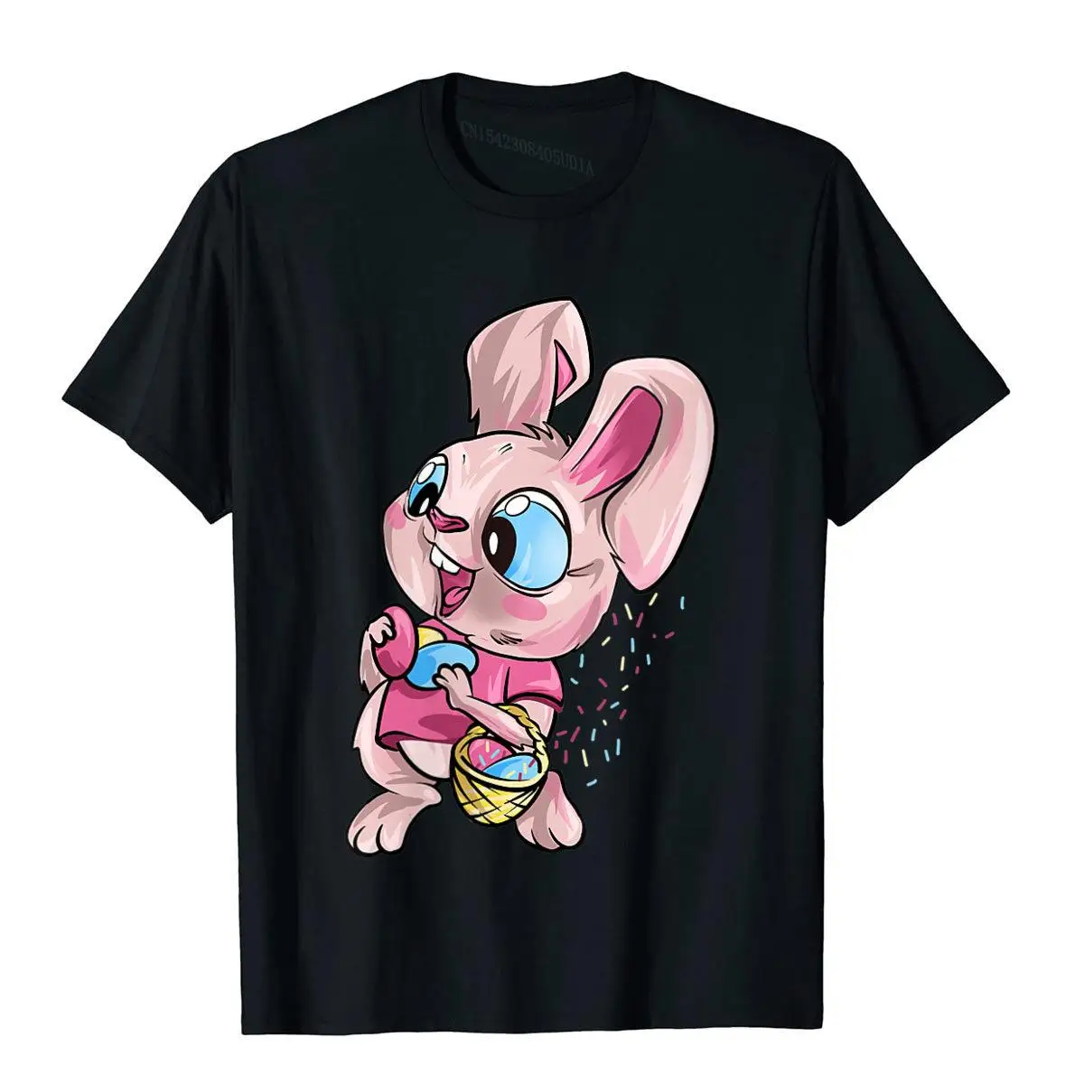 Womens Cute Easter Bunny Holding A Basket Of Easter Eggs Kids Crewneck T-Shirt Newest Men T Shirts Cotton Tops T Shirt Print
Womens Cute Easter Bunny Holding A Basket Of Easter Eggs Kids Crewneck T-Shirt Newest Men T Shirts Cotton Tops T Shirt Print