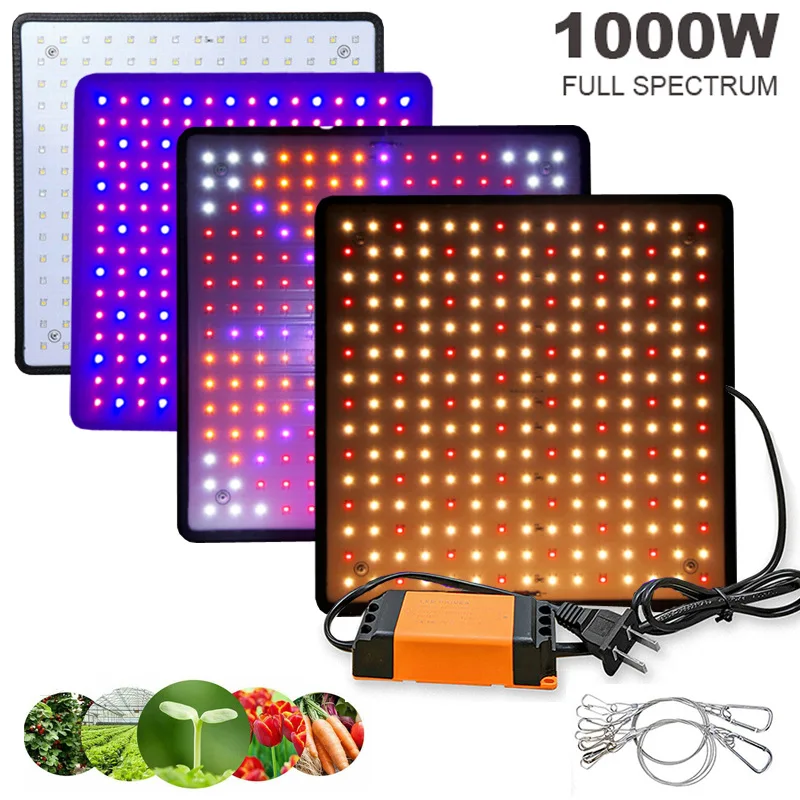 1000W 225LEDS EU/US Plug Grow Light Panel Full Spectrum Phyto Lamp Phyto Lamp Indoor Herbs Light For Greenhouse Led Grow Tent
1000W 225LEDS EU/US Plug Grow Light Panel Full Spectrum Phyto Lamp Phyto Lamp Indoor Herbs Light For Greenhouse Led Grow Tent