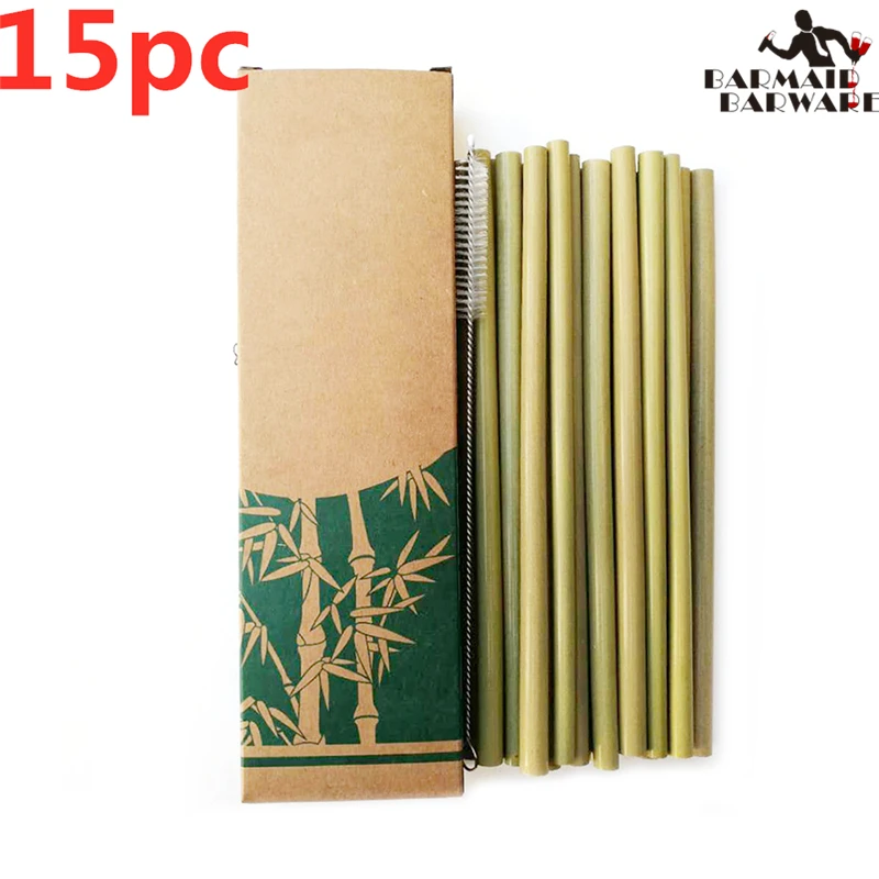 15Pc/Set 20cm Bamboo Straw Reusable Drinking Straws For Party Birthday Wedding Bar Tool
15Pc/Set 20cm Bamboo Straw Reusable Drinking Straws For Party Birthday Wedding Bar Tool