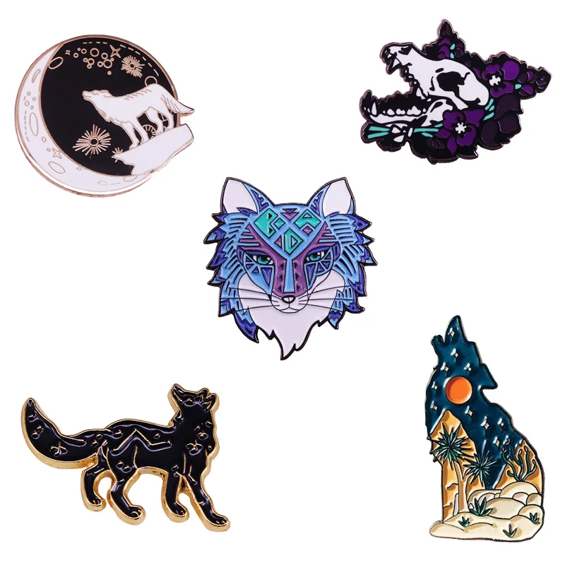 Celestial Wolf Series Brooch Galaxy Space Pin Mysterious Arcane Skull Art Accessory
Celestial Wolf Series Brooch Galaxy Space Pin Mysterious Arcane Skull Art Accessory