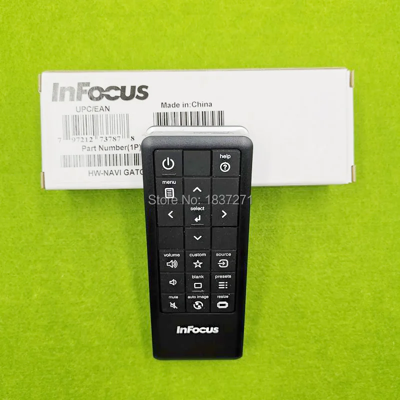 Original Remote Control For InFocus IN5586 IN5584IN5582 IN5384 IN3186 IN5382 IN2196 IN146 IN2194 IN2192 Projector
Original Remote Control For InFocus IN5586 IN5584IN5582 IN5384 IN3186 IN5382 IN2196 IN146 IN2194 IN2192 Projector