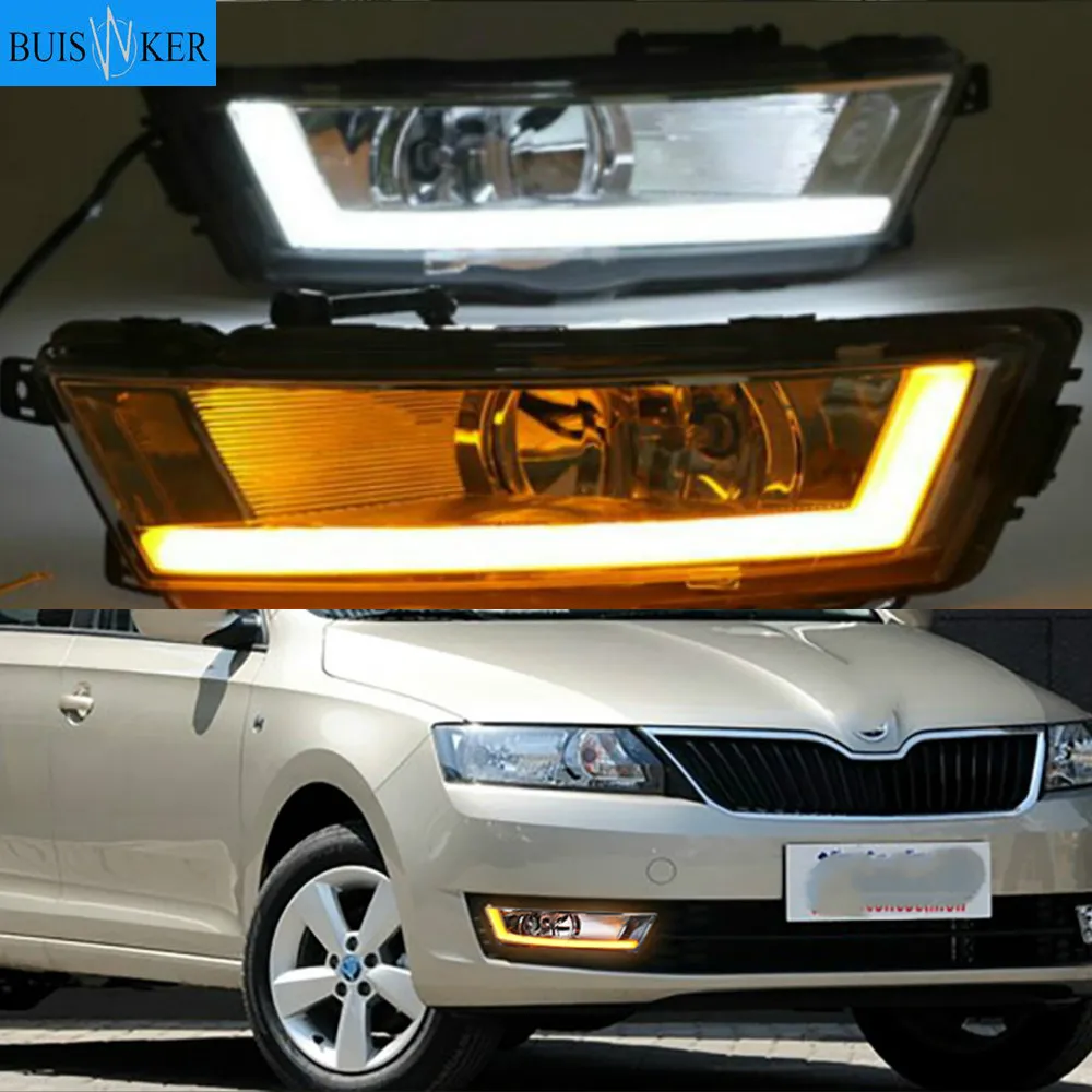 2pcs For Skoda Rapid 2013 2014 2015 LED DRL Daytime Running Lights Daylight Waterproof Signal car Styling light
2pcs For Skoda Rapid 2013 2014 2015 LED DRL Daytime Running Lights Daylight Waterproof Signal car Styling light