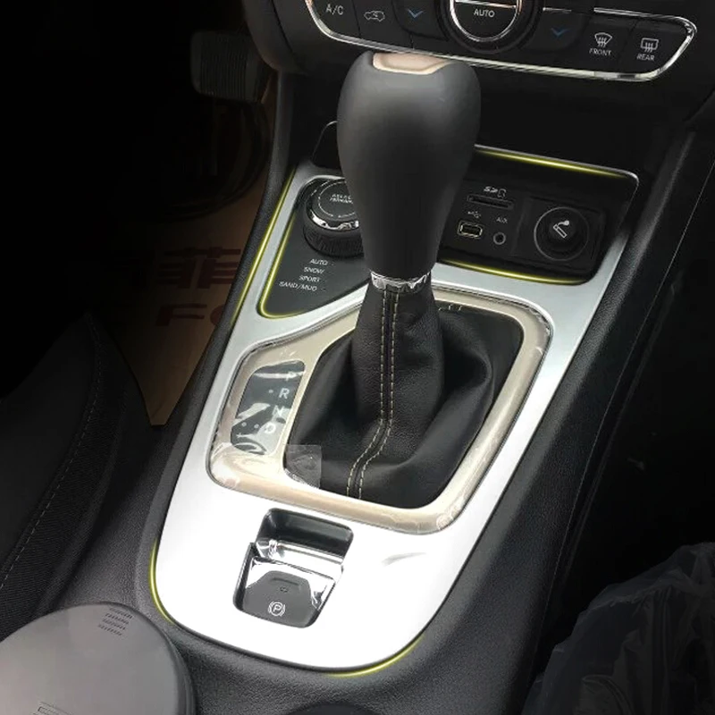 For Jeep Cherokee KL 2014 2015 2016 2017 2018 ABS Chrome Car Accessories Car Gear Lever Gear Panel Frame Cover Trim Sticker
For Jeep Cherokee KL 2014 2015 2016 2017 2018 ABS Chrome Car Accessories Car Gear Lever Gear Panel Frame Cover Trim Sticker