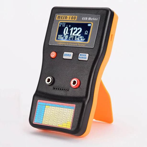 ESR Meter Multimeter MESR-100 ESR Capacitance Ohm Meter Professional Measuring Capacitance Resistance Capacitor Circuit Tester
ESR Meter Multimeter MESR-100 ESR Capacitance Ohm Meter Professional Measuring Capacitance Resistance Capacitor Circuit Tester