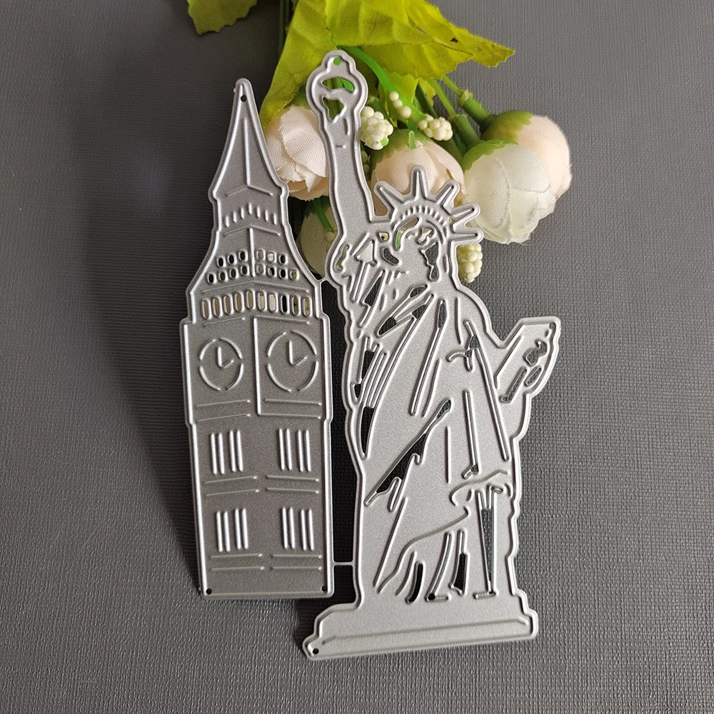 Statue of Liberty and Building Cutting Dies For DIY Scrapbooking/Card Making/Album Decorative Crafts Handmade Embossing Die Cut
Statue of Liberty and Building Cutting Dies For DIY Scrapbooking/Card Making/Album Decorative Crafts Handmade Embossing Die Cut
