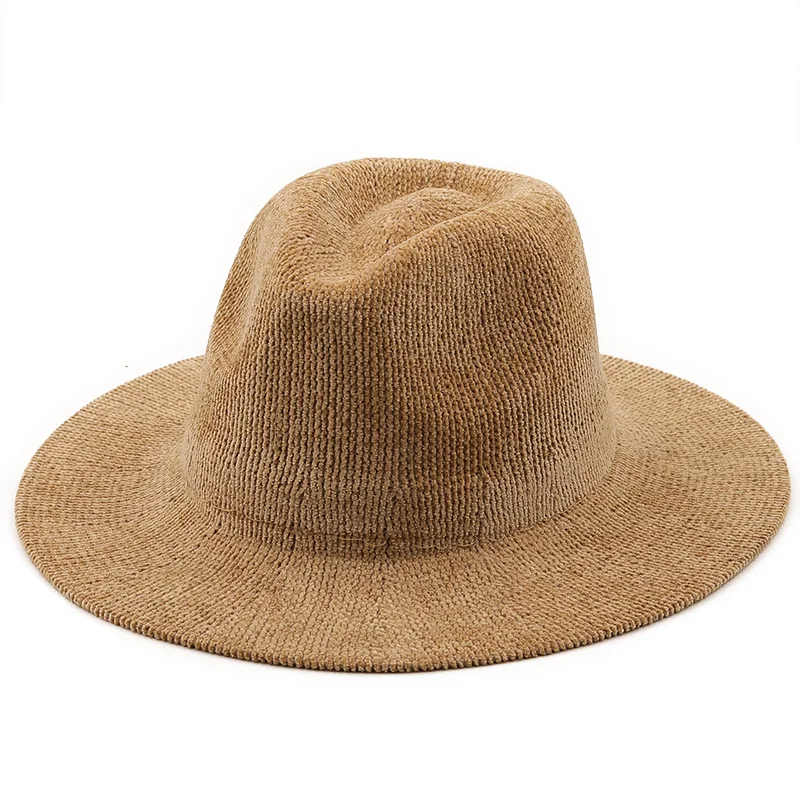 Simple Women Men Chenille Fedora Hat Gentleman Elegant Lady Winter Autumn Wide Brim Jazz Church Panama Sombrero Cap 56-58CM
Simple Women Men Chenille Fedora Hat Gentleman Elegant Lady Winter Autumn Wide Brim Jazz Church Panama Sombrero Cap 56-58CM