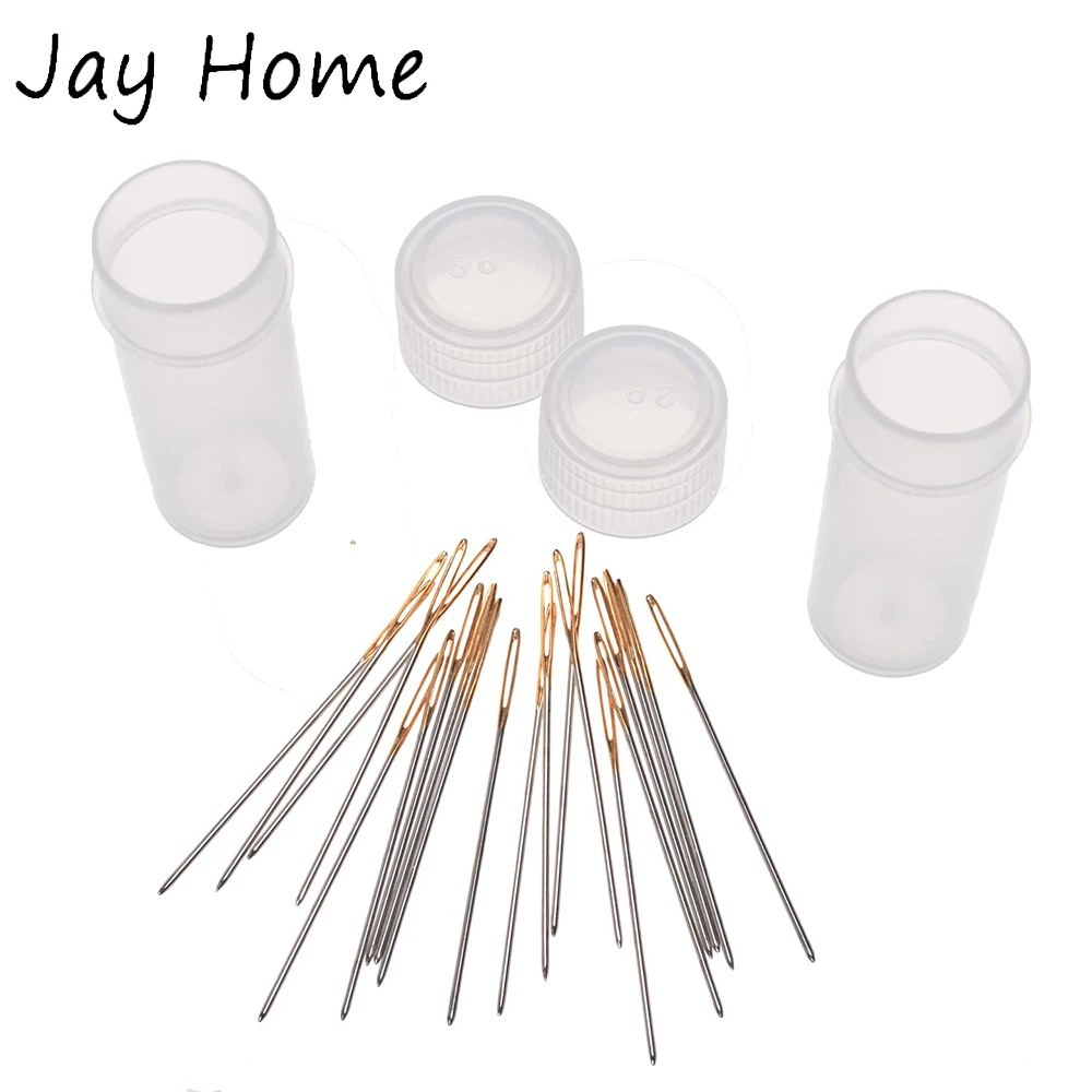 30Pcs Sewing Needles Large Eye Hand Stitching Embroidery Needles with Clear Bottle Needlework Craft DIY Sewing Accessories
30Pcs Sewing Needles Large Eye Hand Stitching Embroidery Needles with Clear Bottle Needlework Craft DIY Sewing Accessories