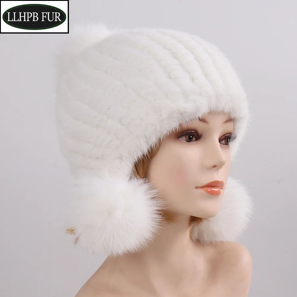 Winter Women Knitted 100% Natural Real Mink Fur Skullies Hat Warm Genuine Mink Fur Beanies Cap Lady Real Mink Fur Hats Wholesale
Winter Women Knitted 100% Natural Real Mink Fur Skullies Hat Warm Genuine Mink Fur Beanies Cap Lady Real Mink Fur Hats Wholesale