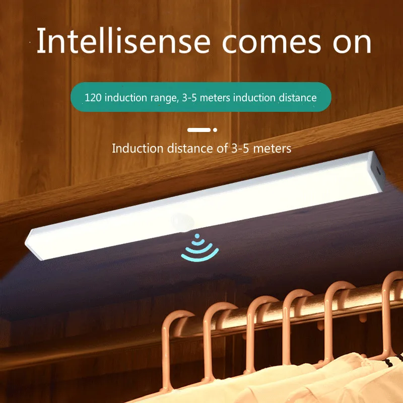 Wireless Dimmable Smart Motion Sensor LED Night Light LED Human Body Induction For Home Bed Kitchen Cabinet Wardrobe Wall Lamp
Wireless Dimmable Smart Motion Sensor LED Night Light LED Human Body Induction For Home Bed Kitchen Cabinet Wardrobe Wall Lamp