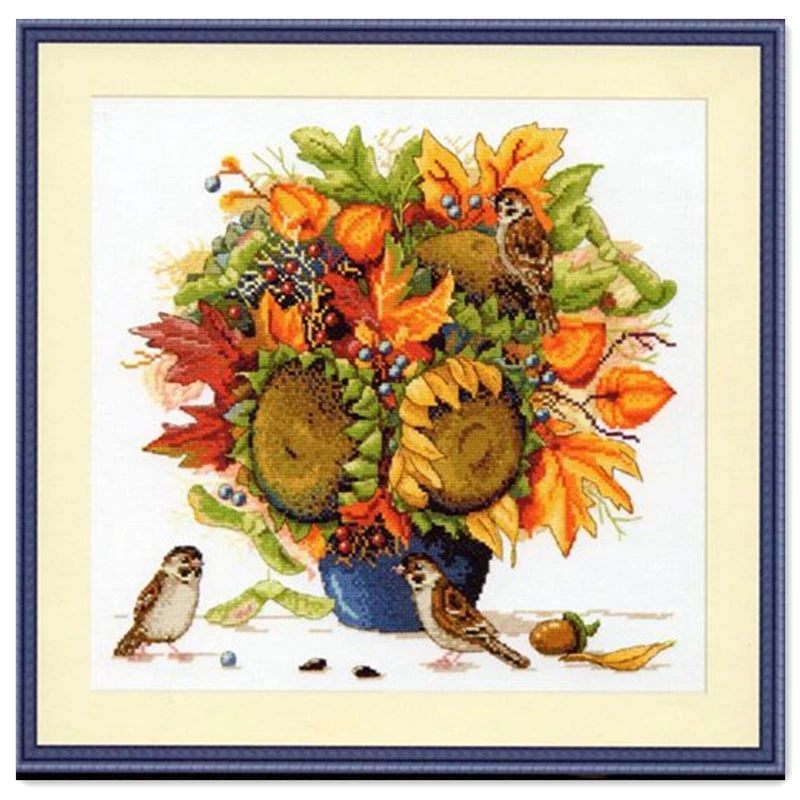Sunflower vase cross stitch kit flowers 18ct 14ct 11ct white fabric cotton thread embroidery DIY handmade needlework
Sunflower vase cross stitch kit flowers 18ct 14ct 11ct white fabric cotton thread embroidery DIY handmade needlework