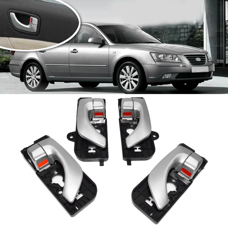 Inside Door Handle Front Rear Left Right Set for Hyundai Sonata 2005 2006 2007 2008 826103K020 826203K020 Car Styling
Inside Door Handle Front Rear Left Right Set for Hyundai Sonata 2005 2006 2007 2008 826103K020 826203K020 Car Styling