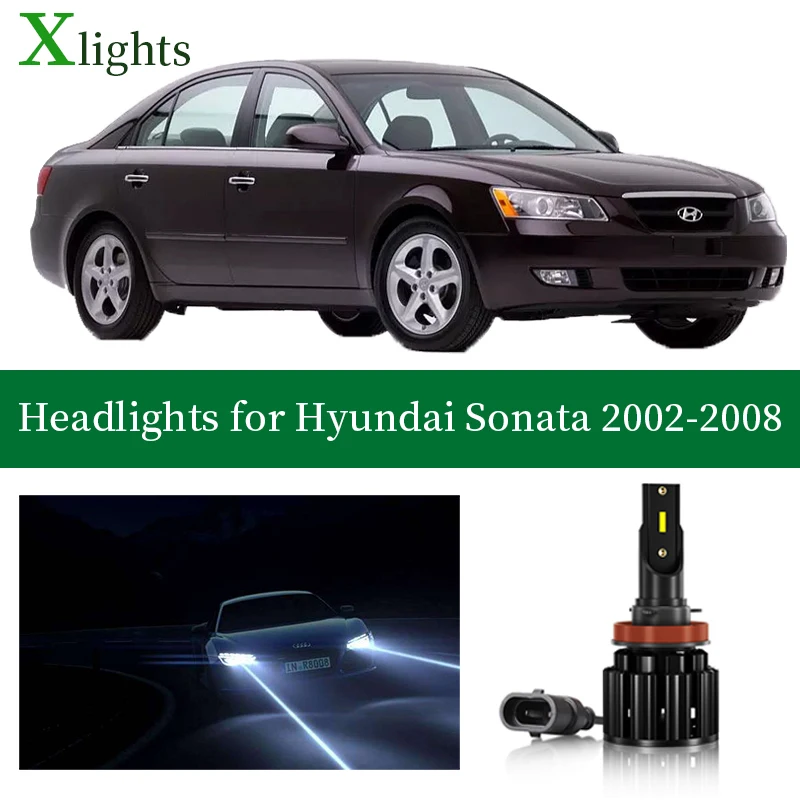 Xlights для Hyundai Sonata 2002 2003 2004 2005 2006 2007 2008 светодиодные фары ближнего света лампы фары Canbus без ошибок авто светодиодные аксессуары для света 12 В 24 В 6000 К
Xlights для Hyundai Sonata 2002 2003 2004 2005 2006 2007 2008 светодиодные фары ближнего света лампы фары Canbus без ошибок авто светодиодные аксессуары для света 12 В 24 В 6000 К