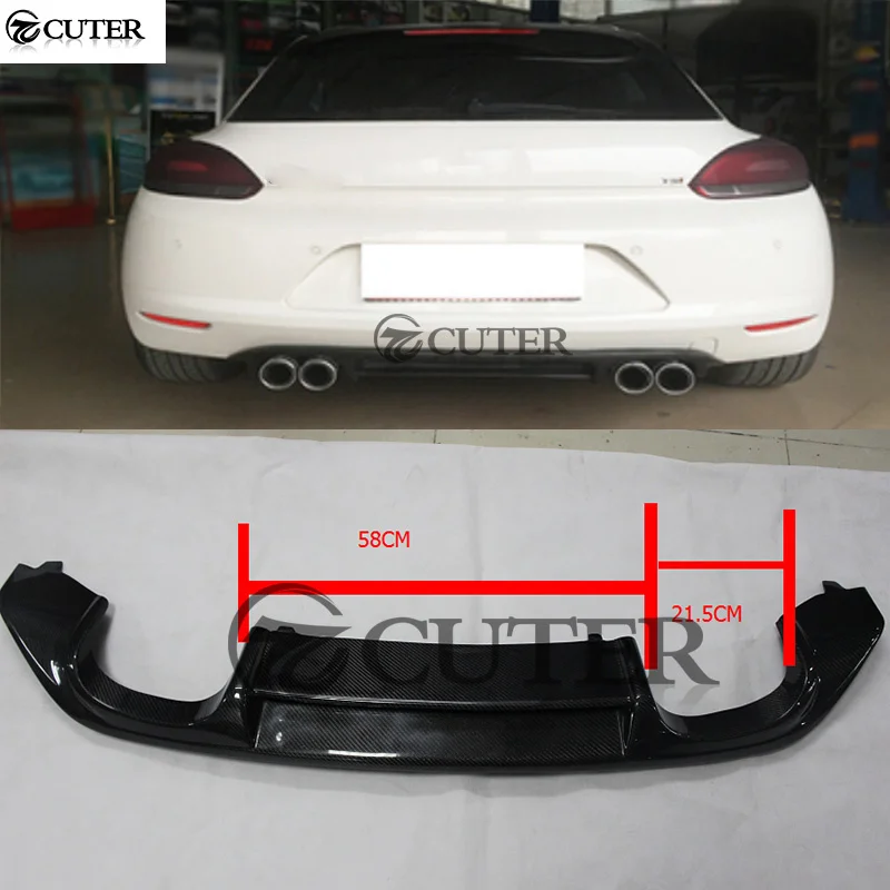 Carbon Fiber Car Rear Bumper Diffuser Splitter for Volkswagen Scirocco 1.4t Body Kit 15-17
Carbon Fiber Car Rear Bumper Diffuser Splitter for Volkswagen Scirocco 1.4t Body Kit 15-17