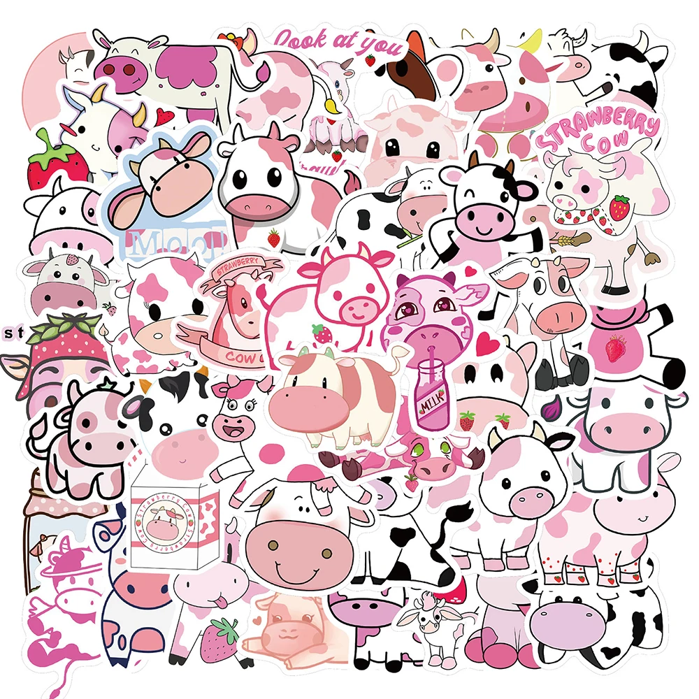 10/30/50PCS Cute Strawberry Cow Animals Cartoon Graffiti Stickers Aesthetics Laptop Guitar Phone Bike Car Sticker Decal Kid Toy
10/30/50PCS Cute Strawberry Cow Animals Cartoon Graffiti Stickers Aesthetics Laptop Guitar Phone Bike Car Sticker Decal Kid Toy