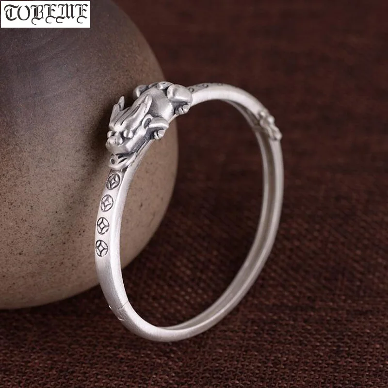 Handmade 100% 999 Silver Pixiu Bangle Pure Silver Lady's Bangle Real Silver Wealth Piyao Good Luck Bangle
Handmade 100% 999 Silver Pixiu Bangle Pure Silver Lady's Bangle Real Silver Wealth Piyao Good Luck Bangle