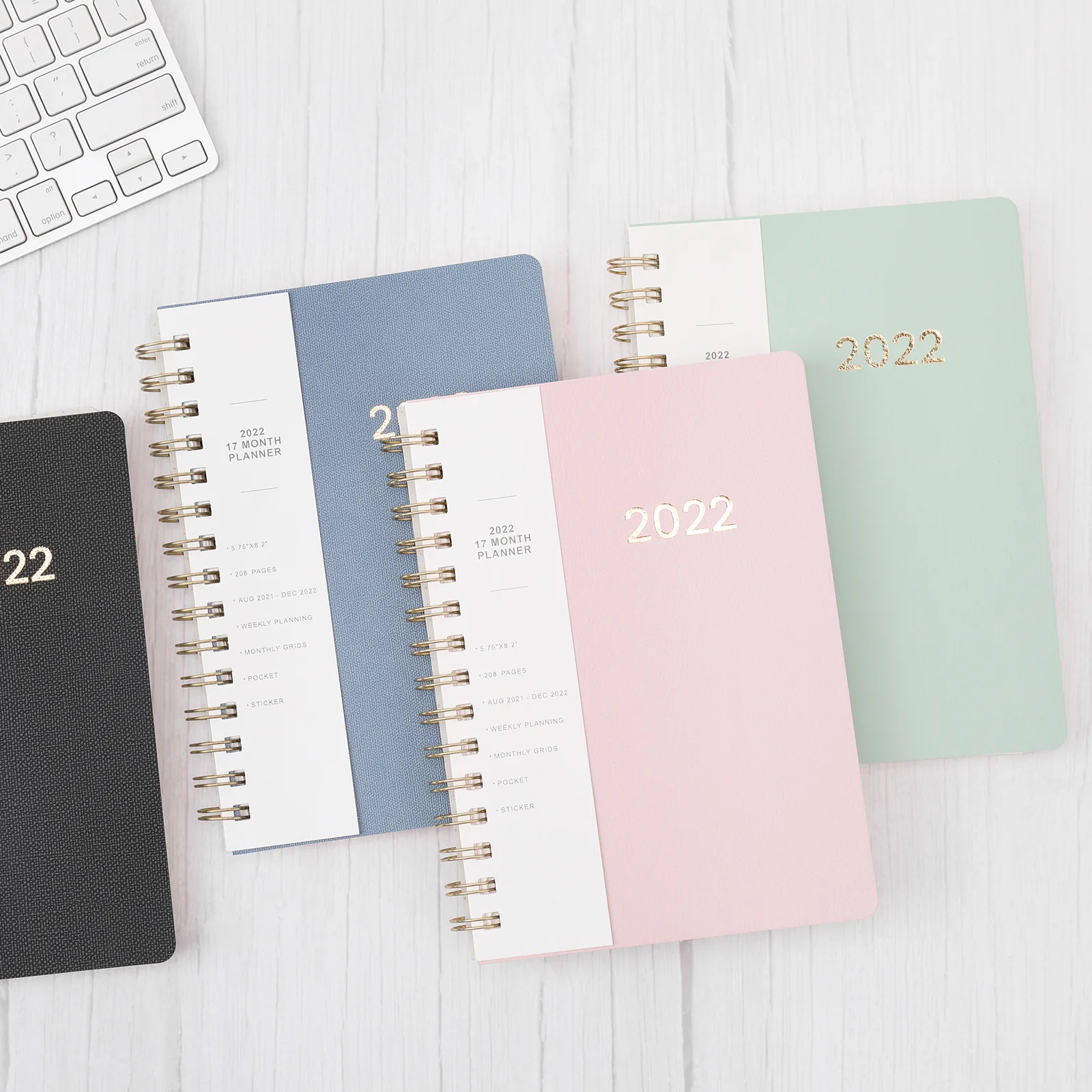 Domikee 2022 year calendar office school coil spiral agenda planner organizer leather journal monthly weekly planner notebook A5
Domikee 2022 year calendar office school coil spiral agenda planner organizer leather journal monthly weekly planner notebook A5