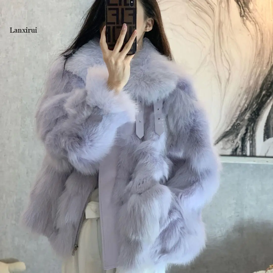 Women Autumn Winter New Fashion Fake Fox Fur Jackets Female New Solid Color Warm Coats Ladies Loose Faux Fur Outwears
Women Autumn Winter New Fashion Fake Fox Fur Jackets Female New Solid Color Warm Coats Ladies Loose Faux Fur Outwears