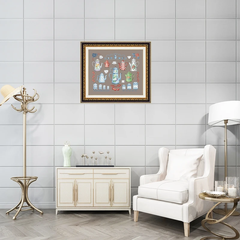 Collection of coffee makers cross stitch kits pattern design 18ct 14ct 11ct coffee canvas embroidery DIY needlework
Collection of coffee makers cross stitch kits pattern design 18ct 14ct 11ct coffee canvas embroidery DIY needlework