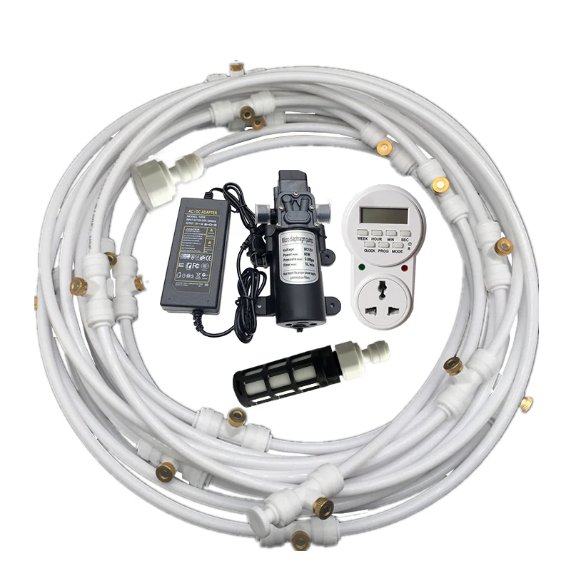 A11 Summer Cooling Kits Automatic Mushroom humidification 8M-18M Garden Irrigation Water Spray Mist Watering System
A11 Summer Cooling Kits Automatic Mushroom humidification 8M-18M Garden Irrigation Water Spray Mist Watering System