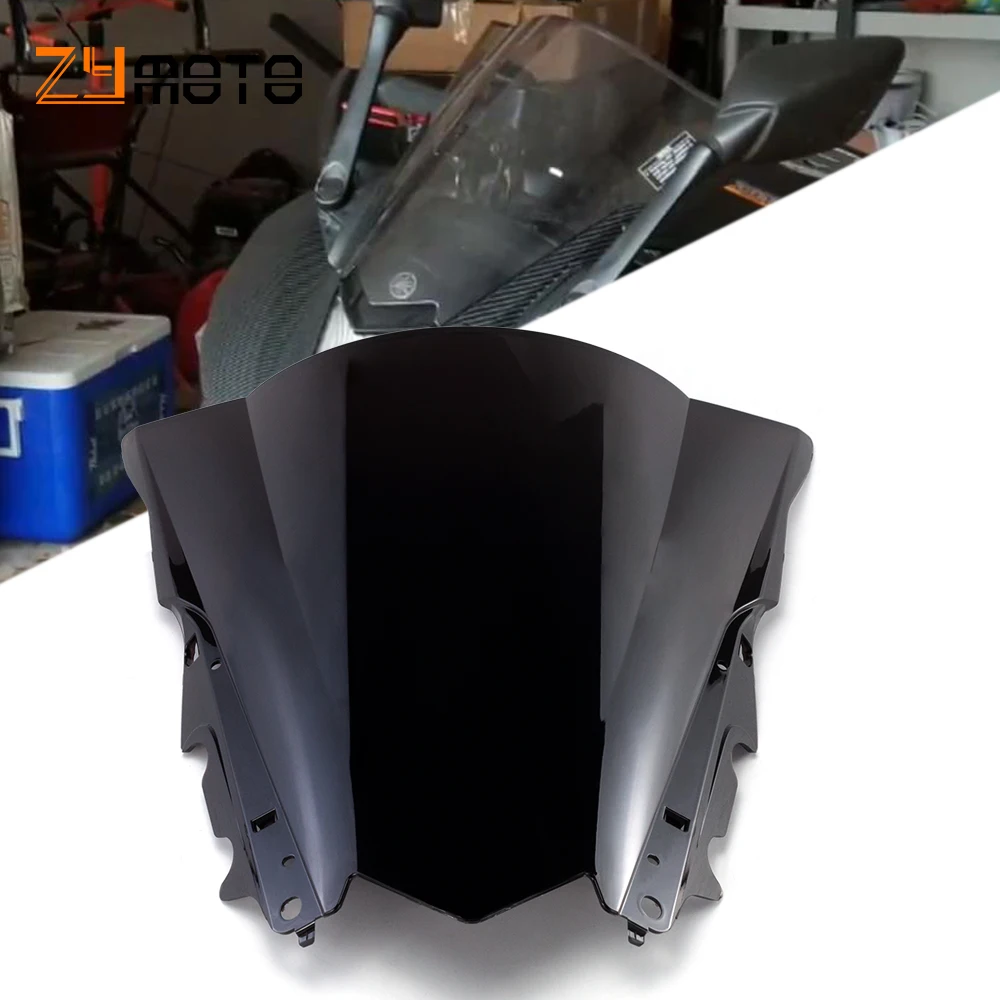 Motorcycle screen Windshield WindScreen Double Bubble For YAMAHA YZF R3 R25 2013 2014 2015 2016 2017 2018 2019 YZFR3 YZFR25
Motorcycle screen Windshield WindScreen Double Bubble For YAMAHA YZF R3 R25 2013 2014 2015 2016 2017 2018 2019 YZFR3 YZFR25