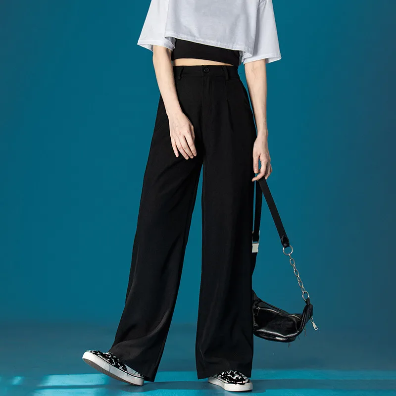 Women's Wide Leg Pants High Waist Loose Korean StyleFemale Straight Length Trousers Casual Suit Spring Autumn New
Women's Wide Leg Pants High Waist Loose Korean StyleFemale Straight Length Trousers Casual Suit Spring Autumn New