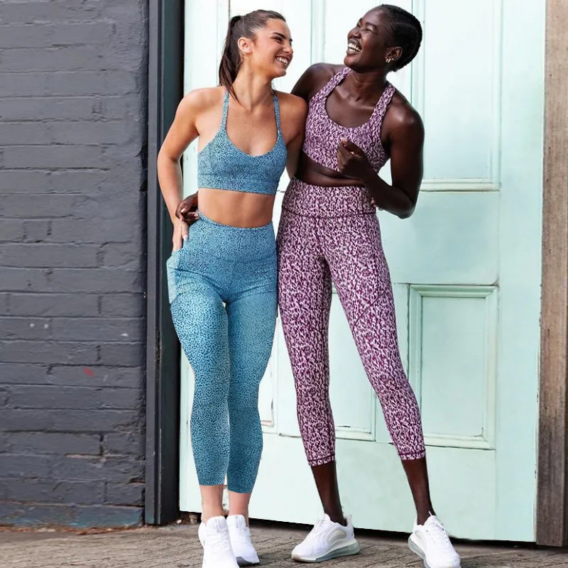 Sport Set Women Gym Set 2 Piece Yoga Bra+leggins Pants Leopard Printing Yoga Set Workout Sportswear Woman Fitness Clothing
Sport Set Women Gym Set 2 Piece Yoga Bra+leggins Pants Leopard Printing Yoga Set Workout Sportswear Woman Fitness Clothing