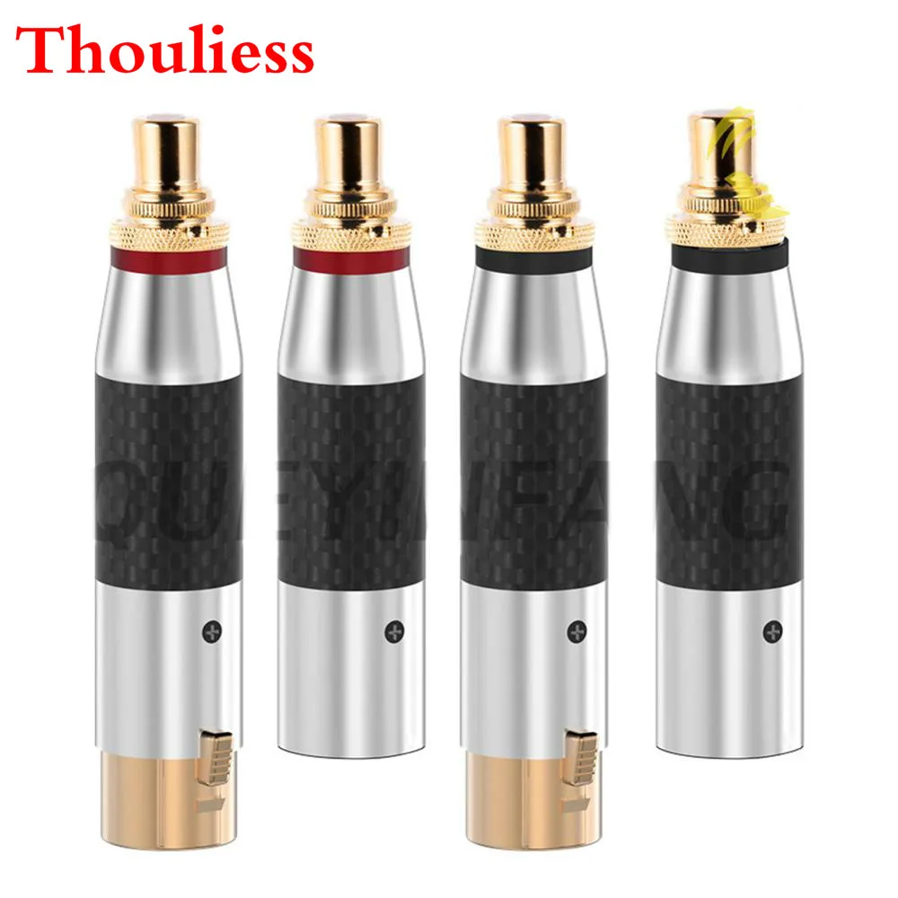 Thouliess, 2 шт., позолоченный адаптер HIFI из углеродного волокна, 3pin XLR «папа»-RCA «мама», 3pin «Мама»-«мама», «сделай сам»
Thouliess, 2 шт., позолоченный адаптер HIFI из углеродного волокна, 3pin XLR «папа»-RCA «мама», 3pin «Мама»-«мама», «сделай сам»