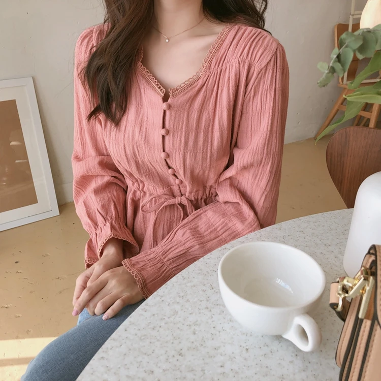 Vintage solid Lace white Shirt female Oversize Tops Women Long sleeve Girls Blouse New Autumn Women Blouses femme Blusas
Vintage solid Lace white Shirt female Oversize Tops Women Long sleeve Girls Blouse New Autumn Women Blouses femme Blusas
