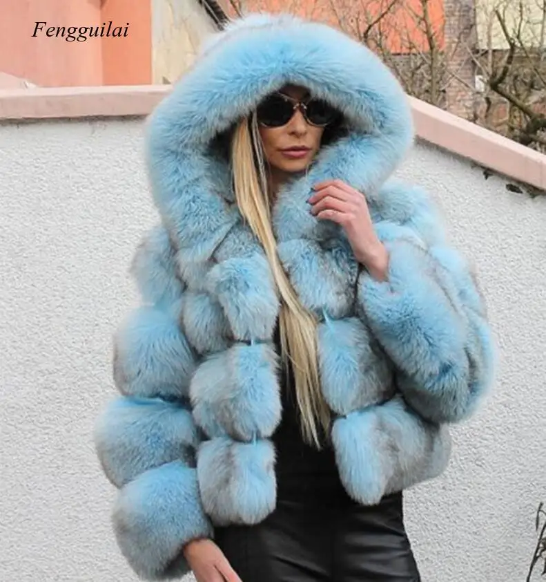 Women Fashion Luxury Faux Fur Coat Hooded Autumn Winter Warm Overcoat Woman Warm Fake Fur Solid color Coats Female Ladies
Women Fashion Luxury Faux Fur Coat Hooded Autumn Winter Warm Overcoat Woman Warm Fake Fur Solid color Coats Female Ladies