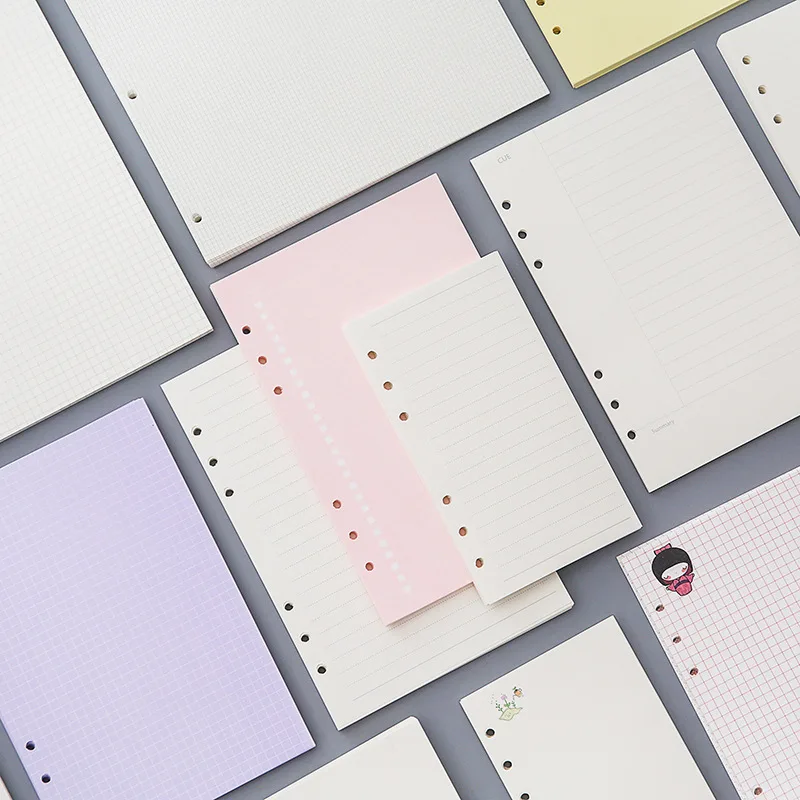 A5 A6 Loose Leaf Kawaii 45 Sheets Loose-leaf Notebook Paper Refill Spiral Binder Index Inside Page Daily Monthly Weekly Agenda
A5 A6 Loose Leaf Kawaii 45 Sheets Loose-leaf Notebook Paper Refill Spiral Binder Index Inside Page Daily Monthly Weekly Agenda