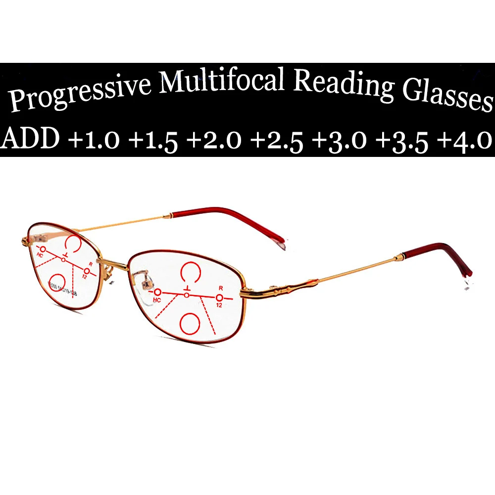 Titanium Frame Anti Blu Light Ultralight Progressive Reading Glasses for Business Women+1.0 +1.5 +1.75 +2.0 +2.5 +3 +3.5 +4
Titanium Frame Anti Blu Light Ultralight Progressive Reading Glasses for Business Women+1.0 +1.5 +1.75 +2.0 +2.5 +3 +3.5 +4