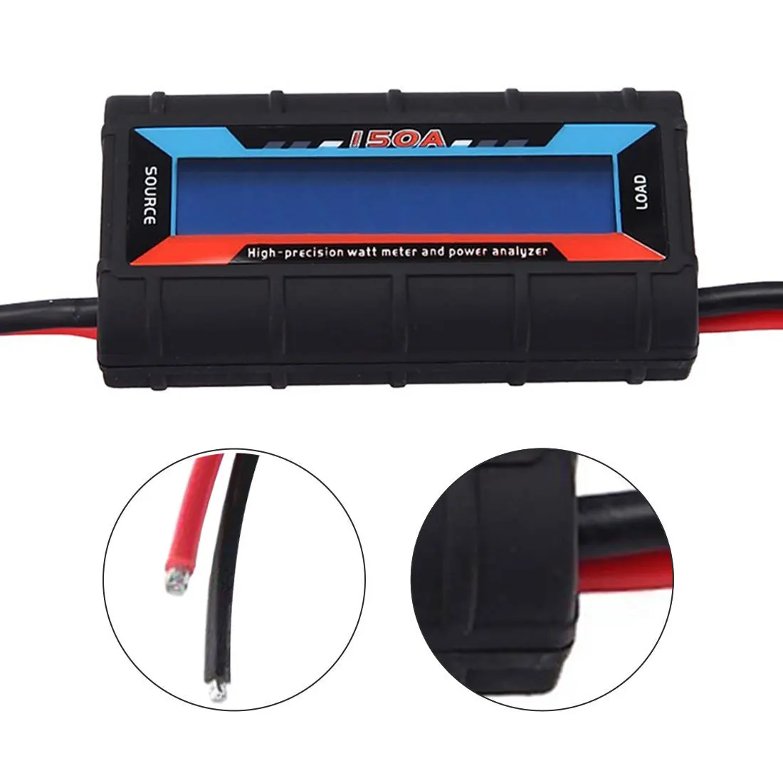 Current Power Analyzer 150A RC Tools High Precision Watt Meter with Backlight LCD Drone Accessories
Current Power Analyzer 150A RC Tools High Precision Watt Meter with Backlight LCD Drone Accessories
