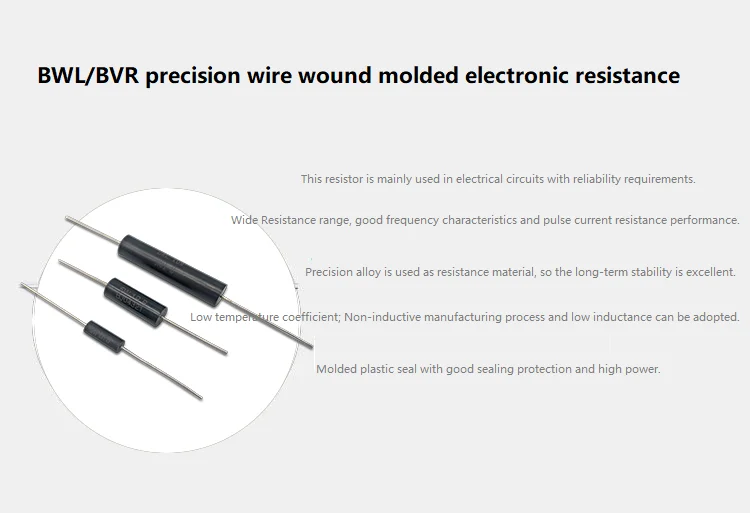 BWL EE High precision non-inductive low temperature drift sampling resistance 0.25W0.5W1W2W3W5W10W 0.1%
BWL EE High precision non-inductive low temperature drift sampling resistance 0.25W0.5W1W2W3W5W10W 0.1%