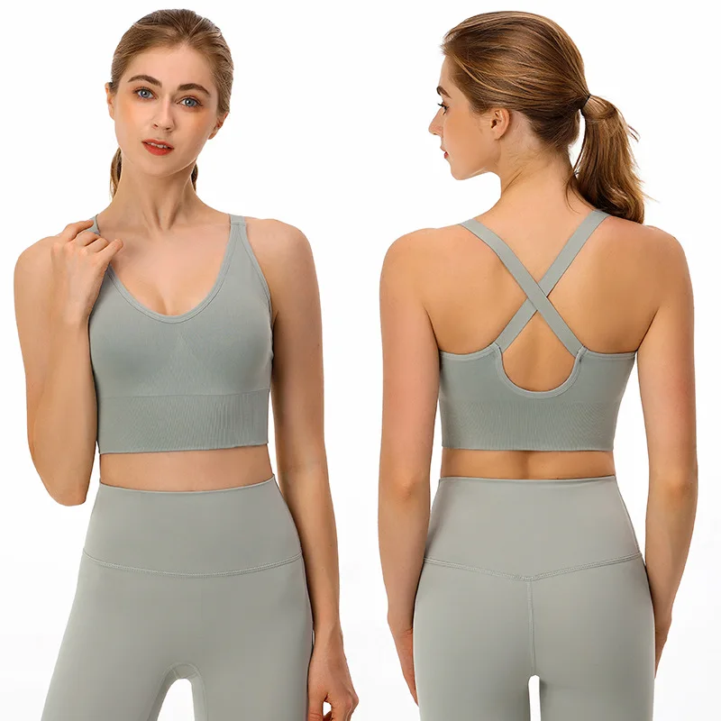 2022 New sports bra Sexy Top Women Bra Nylon Breathable Sports Bra For Women Gym Corset Bralette Removable Chest Pad
2022 New sports bra Sexy Top Women Bra Nylon Breathable Sports Bra For Women Gym Corset Bralette Removable Chest Pad