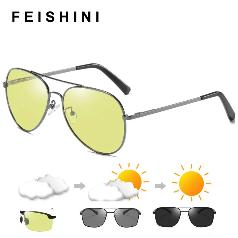 Feishini Anti Blue Light Glasses Blocking Filter Reduces Eyewear Strain Gaming Computer Photochromic Glasses Men Polarized Pilot
Feishini Anti Blue Light Glasses Blocking Filter Reduces Eyewear Strain Gaming Computer Photochromic Glasses Men Polarized Pilot