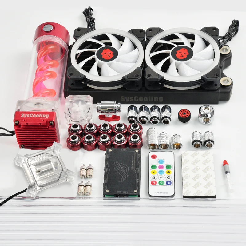Syscooling hard tube water cooling kit for PC CPU water cooling system with RGB suport CPU liquid cooling
Syscooling hard tube water cooling kit for PC CPU water cooling system with RGB suport CPU liquid cooling