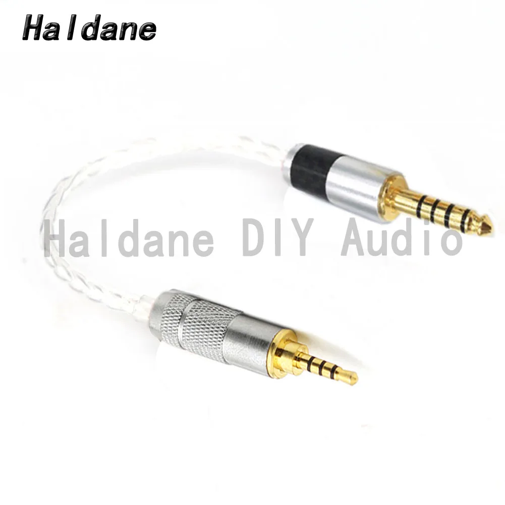 Haldane HIFI DIY 4.4mm Balanced Male to 2.5mm TRRS Balanced Silver Plated Audio Adapter Cable 2.5 to 4.4 Connector Cord
Haldane HIFI DIY 4.4mm Balanced Male to 2.5mm TRRS Balanced Silver Plated Audio Adapter Cable 2.5 to 4.4 Connector Cord