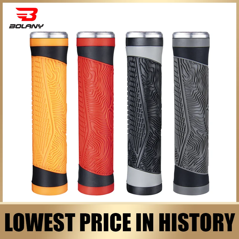 BOLANY Bike Grips Anti-Slip Durable Shock-Proof Rubber Fixed Gear MTB Mountain Handlebar Road Bicycle Parts
BOLANY Bike Grips Anti-Slip Durable Shock-Proof Rubber Fixed Gear MTB Mountain Handlebar Road Bicycle Parts
